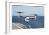 An MV-22B Osprey Lands Aboard the Amphibious Assault Ship USS Wasp-null-Framed Photographic Print