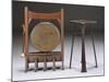 An Oak and Bronze Dinner Gong, Circa 1902, a Rare Oak Drink Stand, Model 9929, Circa 1901-Dirk Van Erp-Mounted Giclee Print