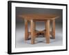 An Oak Hexagonal Library Table, Circa 1912-Dirk Van Erp-Framed Giclee Print