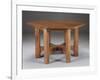 An Oak Hexagonal Library Table, Circa 1912-Dirk Van Erp-Framed Giclee Print