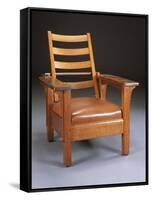 An Oak Morris Chair, Model 4124, 1912-null-Framed Stretched Canvas