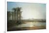 An Oasis Near the Pyramids, Egypt-Frederick Barry-Framed Giclee Print