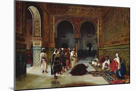 An Oath of Allegiance in the Hall of the Abencerrajes, Alhambra, Granada-Filippo Baratti-Mounted Giclee Print