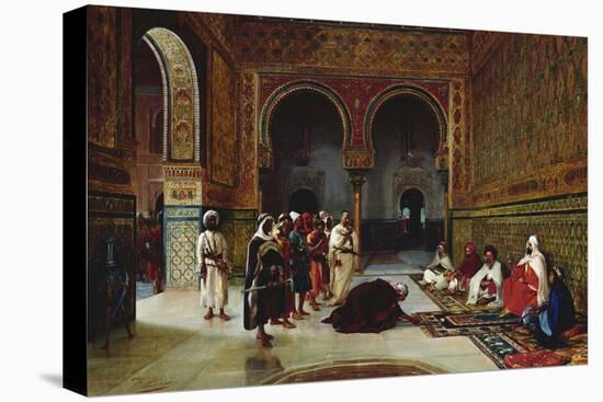 An Oath of Allegiance in the Hall of the Abencerrajes, Alhambra, Granada-Filippo Baratti-Stretched Canvas