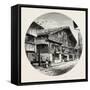 An Oberland Chalet, Bernese Oberland, Berner Oberland, Switzerland, 19th Century-null-Framed Stretched Canvas