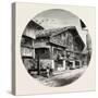 An Oberland Chalet, Bernese Oberland, Berner Oberland, Switzerland, 19th Century-null-Stretched Canvas