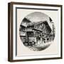 An Oberland Chalet, Bernese Oberland, Berner Oberland, Switzerland, 19th Century-null-Framed Giclee Print