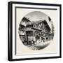 An Oberland Chalet, Bernese Oberland, Berner Oberland, Switzerland, 19th Century-null-Framed Giclee Print