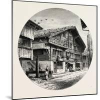 An Oberland Chalet, Bernese Oberland, Berner Oberland, Switzerland, 19th Century-null-Mounted Giclee Print