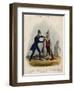 An Observant Policeman Apprehends a Pickpocket-Henry Heath-Framed Art Print