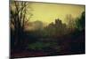 An October Afterglow, 1871-Grimshaw-Mounted Giclee Print
