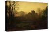 An October Afterglow-John Atkinson Grimshaw-Stretched Canvas