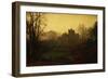 An October Afterglow-John Atkinson Grimshaw-Framed Giclee Print
