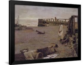 An October Morning, 1885-Walter Frederick Osborne-Framed Premium Giclee Print