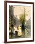 An October Morning in Amsterdam, C1895-Hans Hermann-Framed Giclee Print