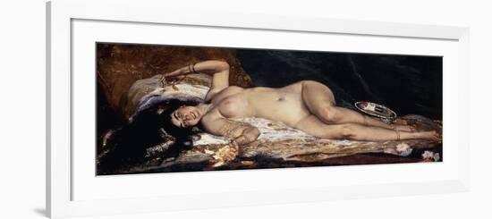 An Odalisque-Ferdinand Roybet-Framed Premium Giclee Print