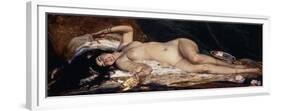 An Odalisque-Ferdinand Roybet-Framed Premium Giclee Print