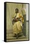 An Odalisque-Georges Bretegnier-Framed Stretched Canvas