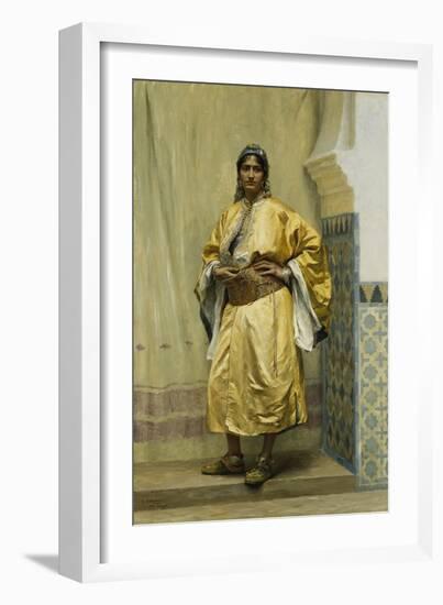 An Odalisque-Georges Bretegnier-Framed Giclee Print