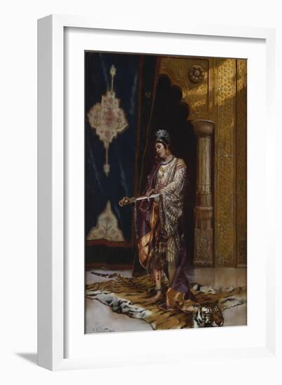 An Odalisque-Rudolphe Ernst-Framed Giclee Print