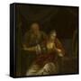 An Offer Rejected-Godfried Schalken or Schalcken-Framed Stretched Canvas