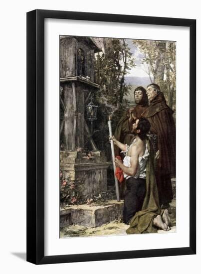 An Offering, 1889-Theobald Chartran-Framed Giclee Print