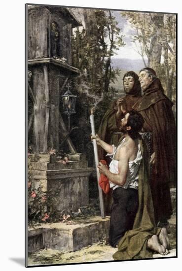 An Offering, 1889-Theobald Chartran-Mounted Giclee Print