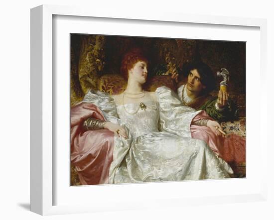 An Offering-Frank Bernard Dicksee-Framed Giclee Print