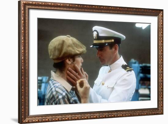 AN OFFICER AN A GENTLEMAN, 1982 DIRECTD BY TAYLOR HACKFORD with Debra Winger and Richard Gere (phot-null-Framed Photo