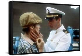 AN OFFICER AN A GENTLEMAN, 1982 DIRECTD BY TAYLOR HACKFORD with Debra Winger and Richard Gere (phot-null-Framed Stretched Canvas