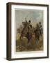 An Officer and a Trumpeter of the 20th Hussars, Review Order-John Charlton-Framed Giclee Print