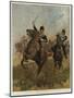 An Officer and a Trumpeter of the 20th Hussars, Review Order-John Charlton-Mounted Giclee Print