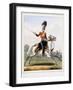An Officer of the 17th Lancers on Horseback, 1833-1836-L. And Eschauzier, St. Mansion-Framed Giclee Print