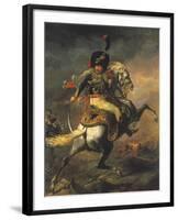 An Officer of the Imperial Guard-Theodore Gericault-Framed Premium Giclee Print