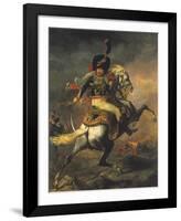 An Officer of the Imperial Guard-Theodore Gericault-Framed Premium Giclee Print