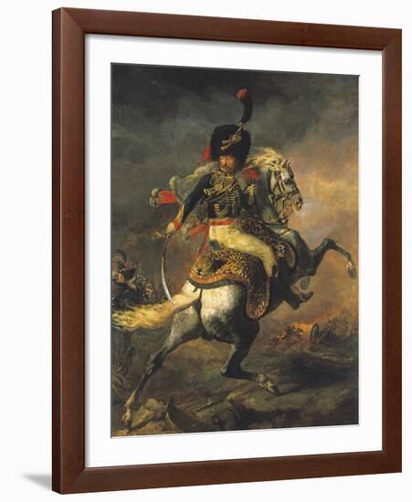 An Officer of the Imperial Guard-Theodore Gericault-Framed Premium Giclee Print