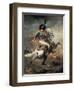 An Officer of the Imperial Horse Guards Charging-Théodore Géricault-Framed Giclee Print