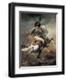 An Officer of the Imperial Horse Guards Charging-Théodore Géricault-Framed Giclee Print