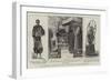 An Officer's Sketch with the Recent Sikkim Expedition-null-Framed Giclee Print