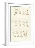 An Ogalala Roster - 'The-Bear-Spares-Him' and Band-null-Framed Giclee Print