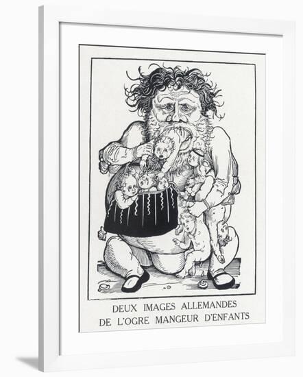 An Ogre Who Eats Children Who Misbehave-Hans Weidlitz-Framed Art Print