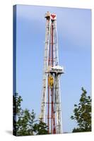 An Oil-rig Drilling Derrick-Duncan Shaw-Stretched Canvas