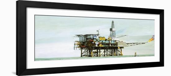 An Oil Rig-Clifford Meadway-Framed Giclee Print