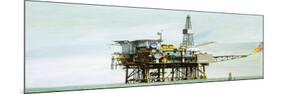 An Oil Rig-Clifford Meadway-Mounted Giclee Print