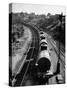 An Oil Tank Train Traveling to it's Destination-Bernard Hoffman-Stretched Canvas
