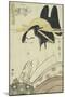 An Okubi-e Portrait of a Courtesan Representing the Hagi or Noji River-Kitagawa Utamaro-Mounted Giclee Print