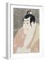 An Okubi-e Portrait of the Actor Ichikawa Ebizo IV (1741-1806)-Toshusai Sharaku-Framed Giclee Print