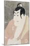 An Okubi-e Portrait of the Actor Ichikawa Ebizo IV (1741-1806)-Toshusai Sharaku-Mounted Giclee Print