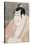 An Okubi-e Portrait of the Actor Ichikawa Ebizo IV (1741-1806)-Toshusai Sharaku-Stretched Canvas