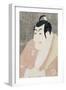 An Okubi-e Portrait of the Actor Ichikawa Ebizo IV (1741-1806)-Toshusai Sharaku-Framed Giclee Print